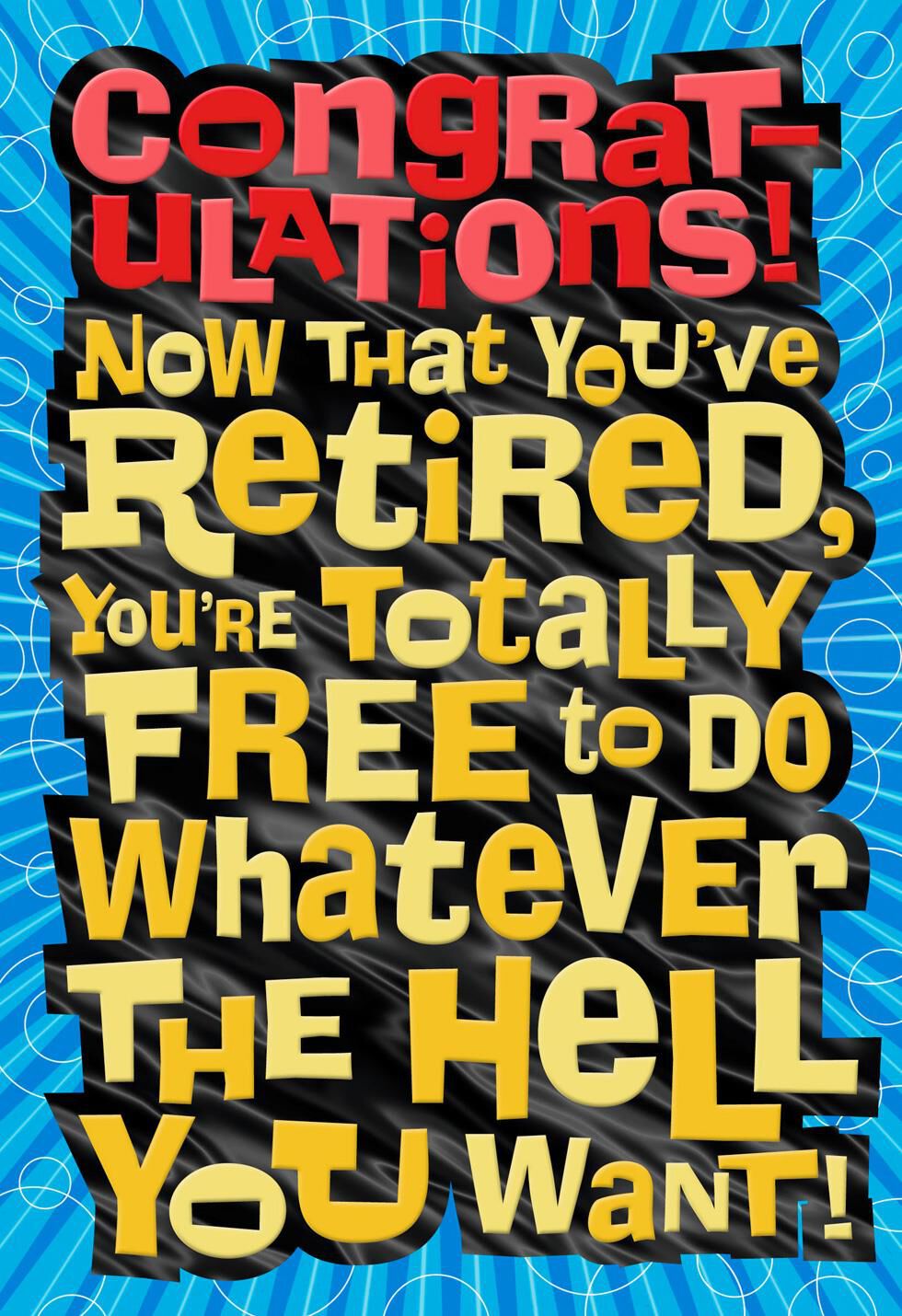 License to Chill Retirement Card