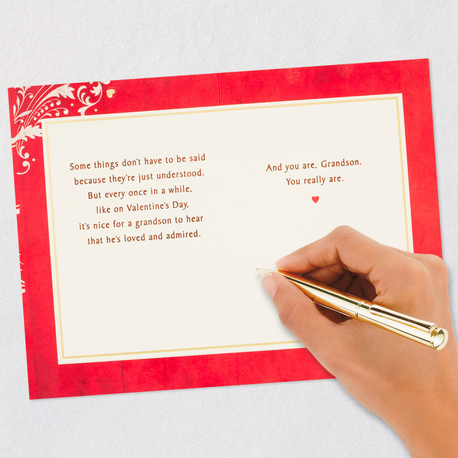 Loved and Admired Valentine's Day Card for Grandson for only USD 3.59 | Hallmark