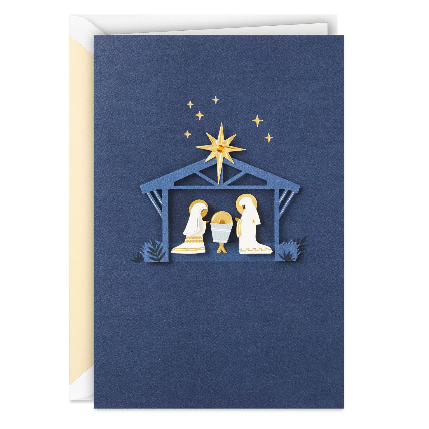 Nativity on Blue Boxed Christmas Cards, Pack of 10 for only USD 24.99 | Hallmark
