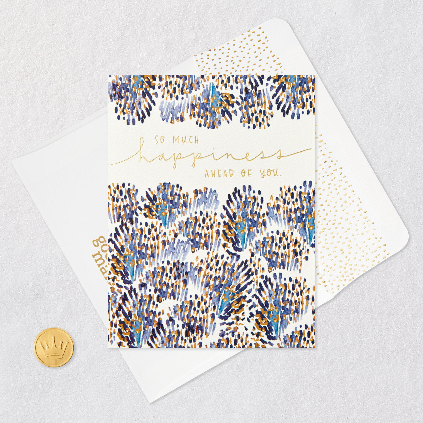 Modern Purple Flowers Wedding Card  image number 5