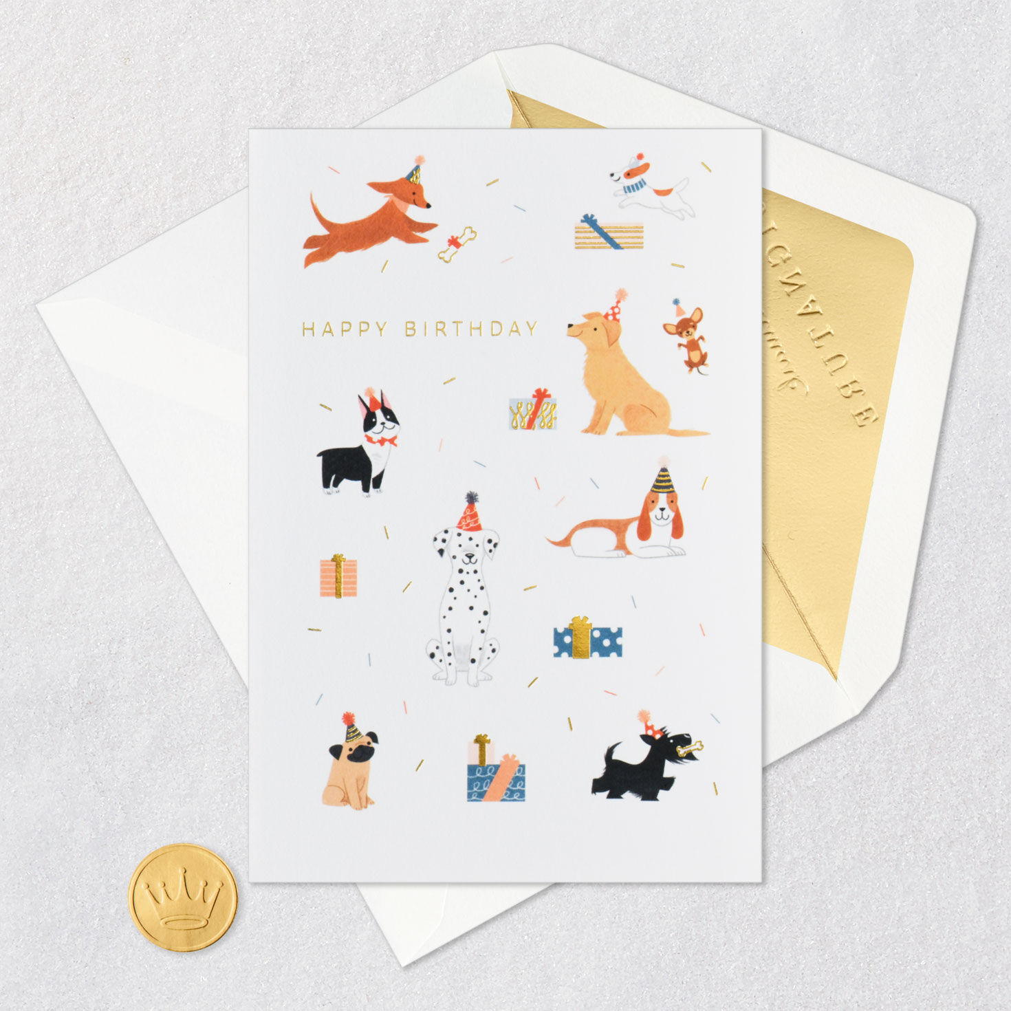 Party Pups Birthday Card, , large image number 5