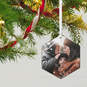 Snowflakes Personalized Text and Photo Metal Ornament, , large image number 2