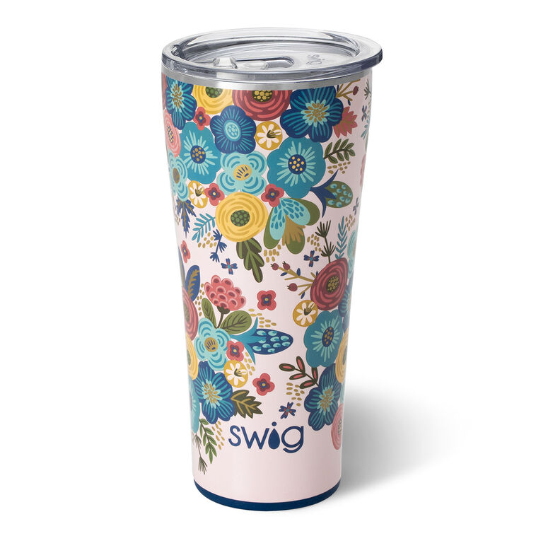 Swig Bella Rosa Stainless Steel Tumbler, 32 oz.