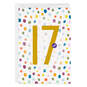 Personalized Colorful Confetti Number Milestone Card, , large image number 6