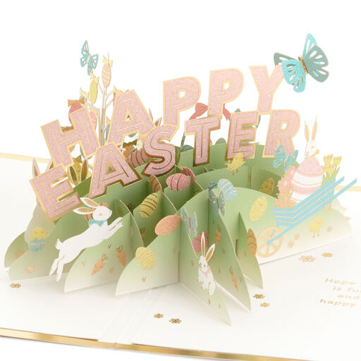 Happy Surprises 3D Pop-Up Easter Card, 