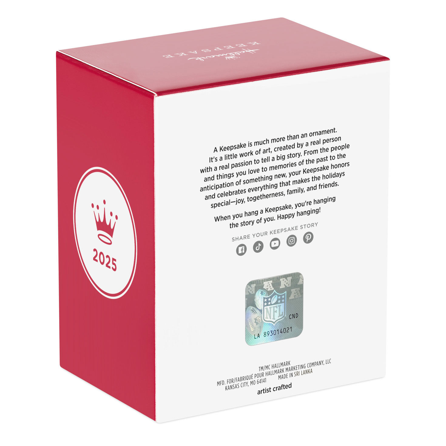 NFL San Francisco 49ers Christian McCaffrey Ornament for only USD 28.99 | Hallmark