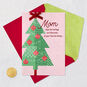 Patchwork Quilt Holiday Tree Mom Christmas Card Card Front with Envelope and Gold Seal image number 6