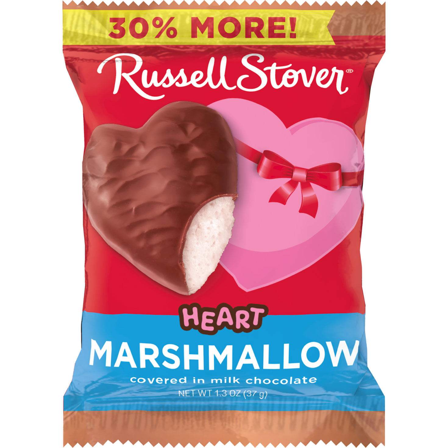 Russell Stover Milk Chocolate Marshmallow Heart, 1.3 oz.