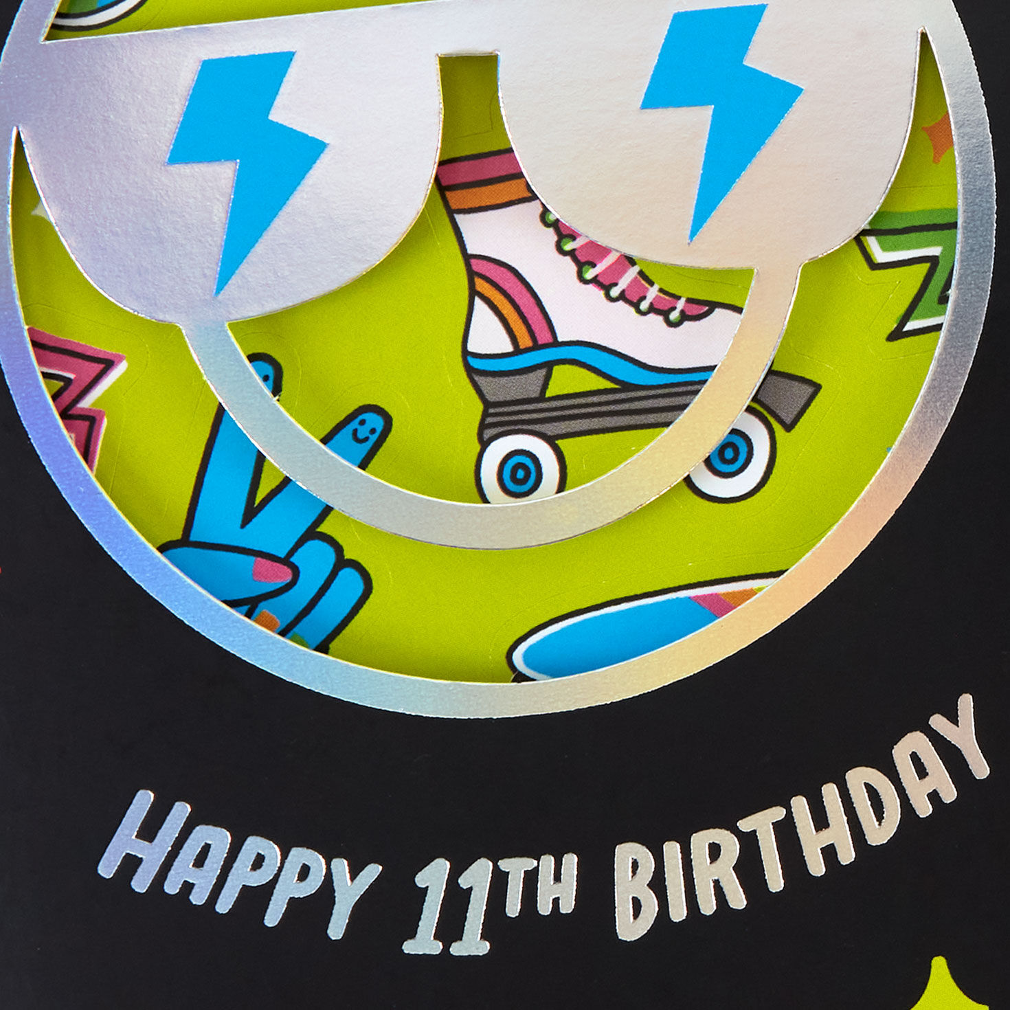 Smiley Face With Sunglasses 11th Birthday Card With Stickers for only USD 5.99 | Hallmark