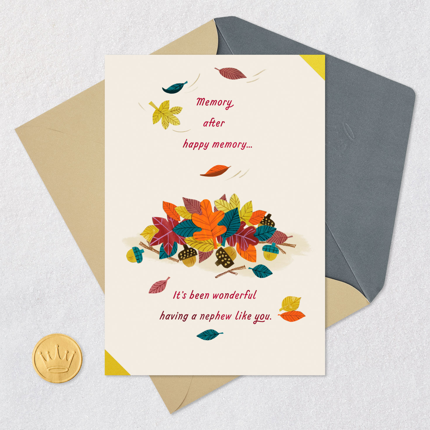 Grateful for the Joy You Add Thanksgiving Card for Nephew for only USD 3.99 | Hallmark