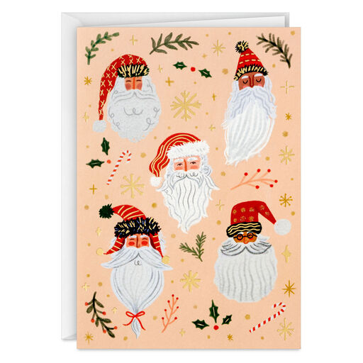 UNICEF Multicultural Santas Boxed Christmas Cards, Pack of 12, 