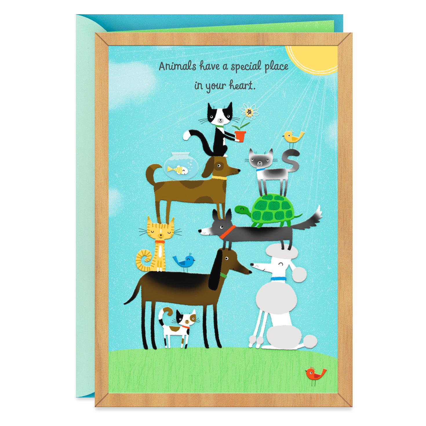 Cute Animal Pyramid Thank-You Card for Pet Caregiver - Greeting Cards -  Hallmark