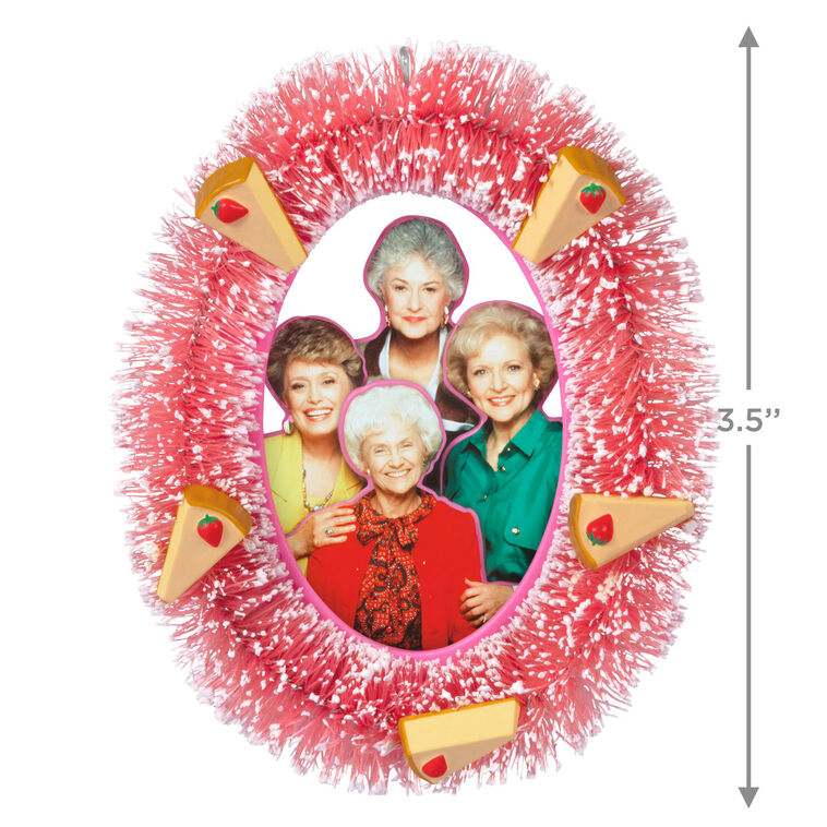 Golden Girls Framed Picture Keepsake Ornament Measurement image number 3