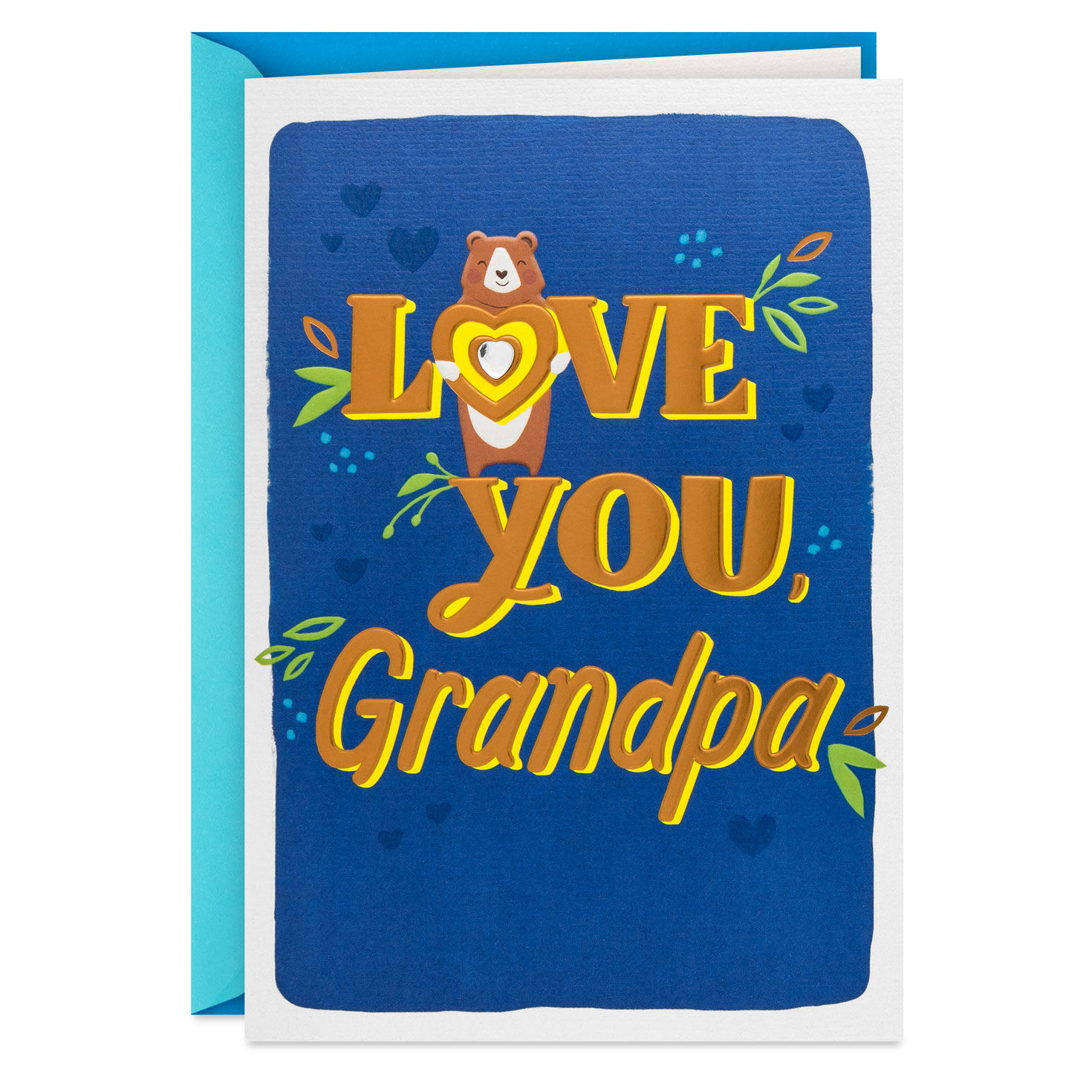 Lots of Hugs and Love Father's Day Card for Grandpa