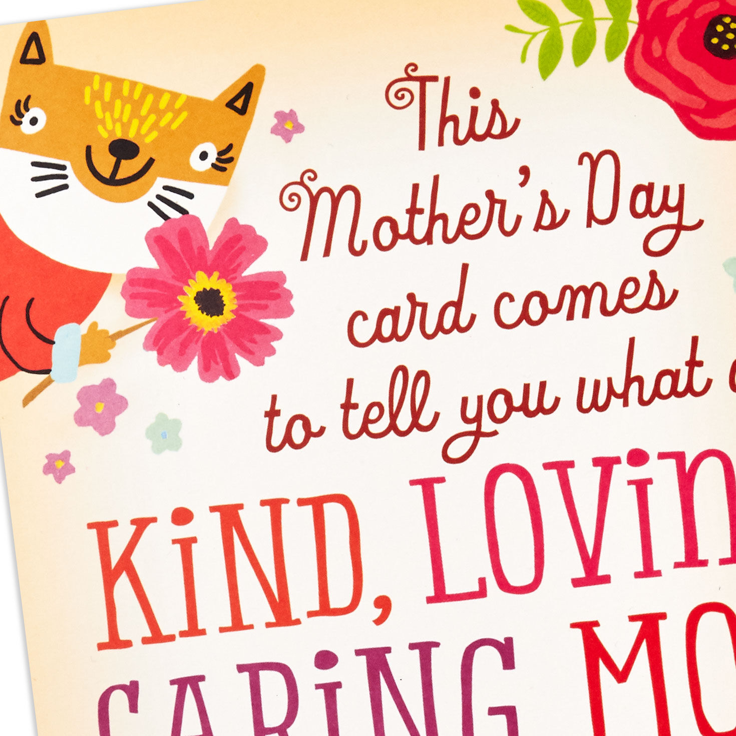 Cat Critter Musical Mothers Day Card Within a Card  image number 8