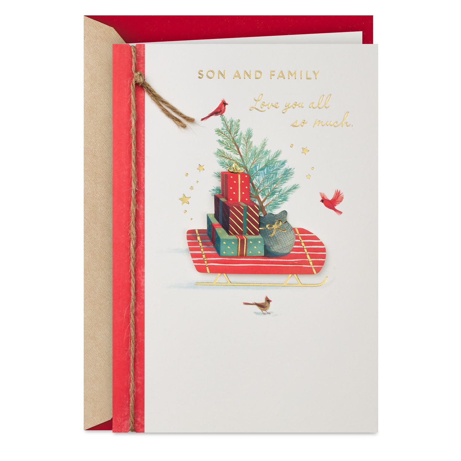 You Spread Joy Christmas Card for Son and Family