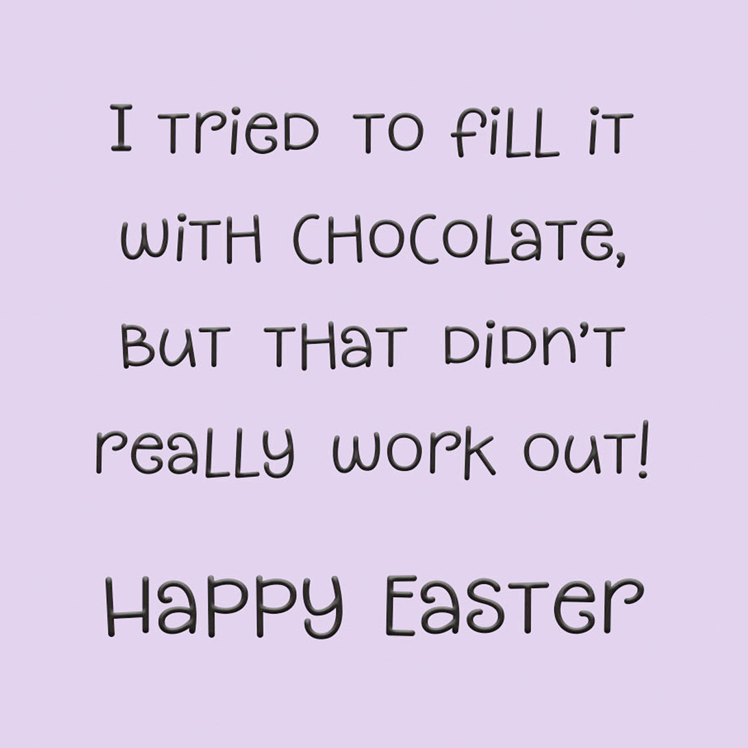 Peanuts&reg; Filled With Love, Not Chocolate Funny Easter Card, , large image number 2