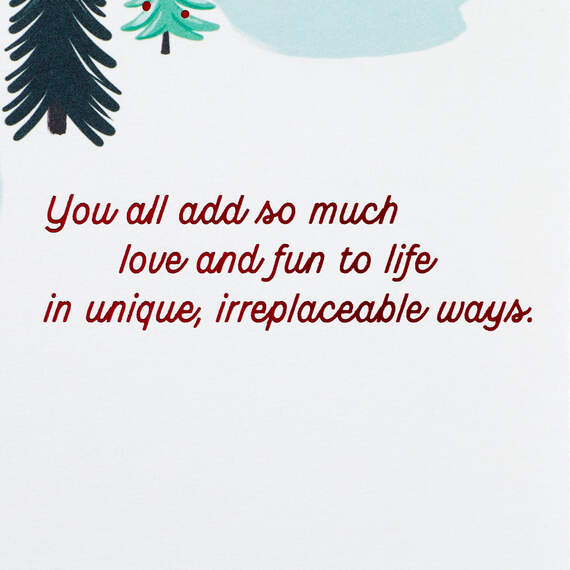 Snowbody's Loved Like You Holiday Card for Daughter and Family, , large image number 2