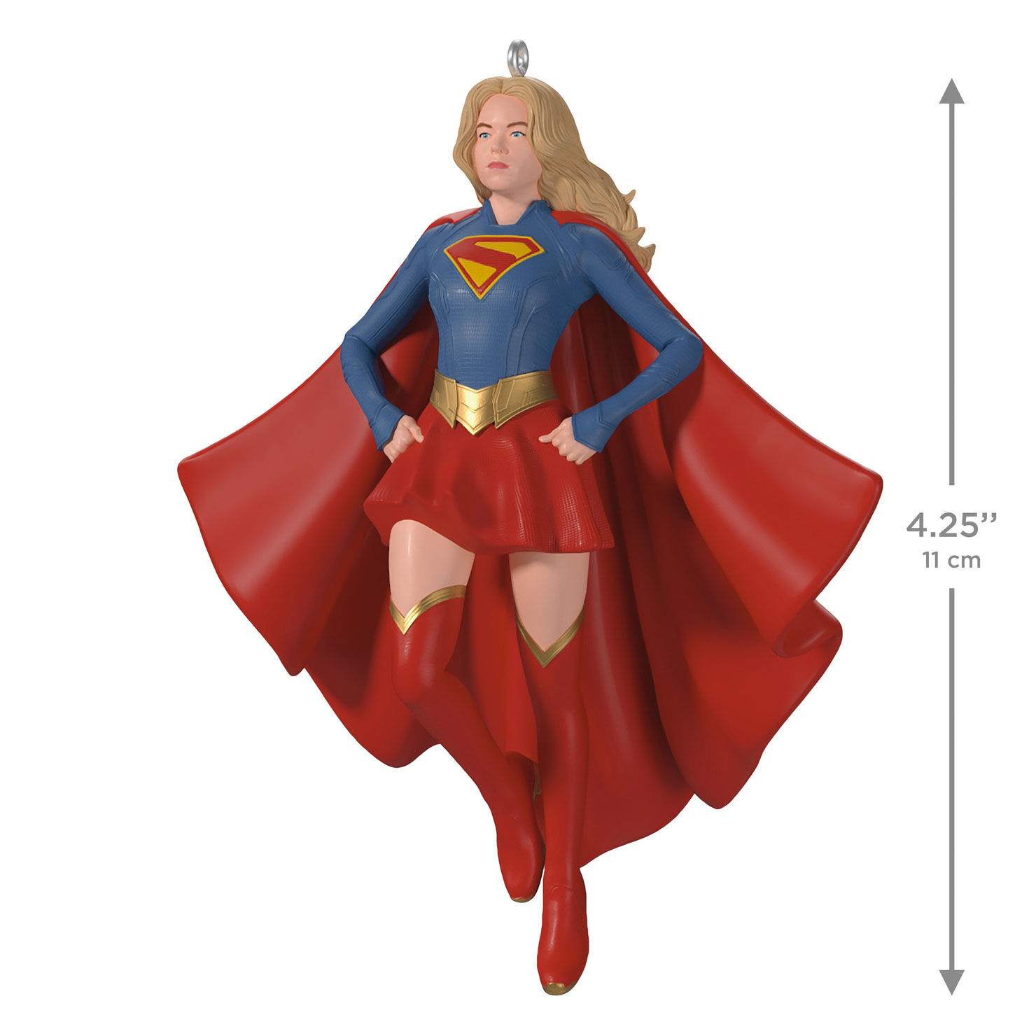 DC Supergirl Keepsake Ornament measurement image number 3