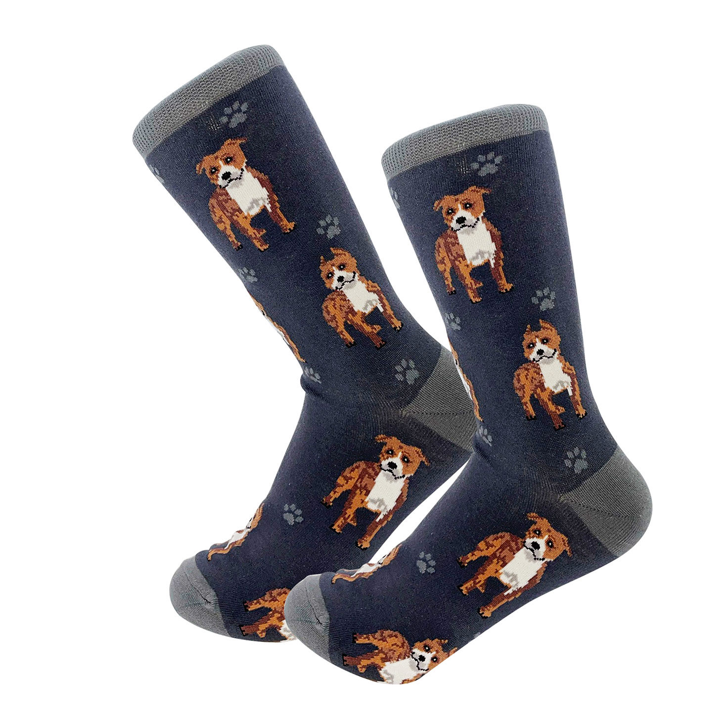 Pit Bull Terrier Novelty Crew Socks  image number 1