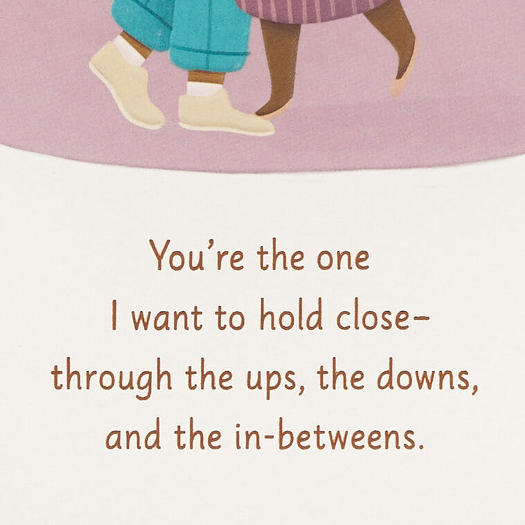 Couple in Park Anniversary Card for Wife From Husband  image number 2