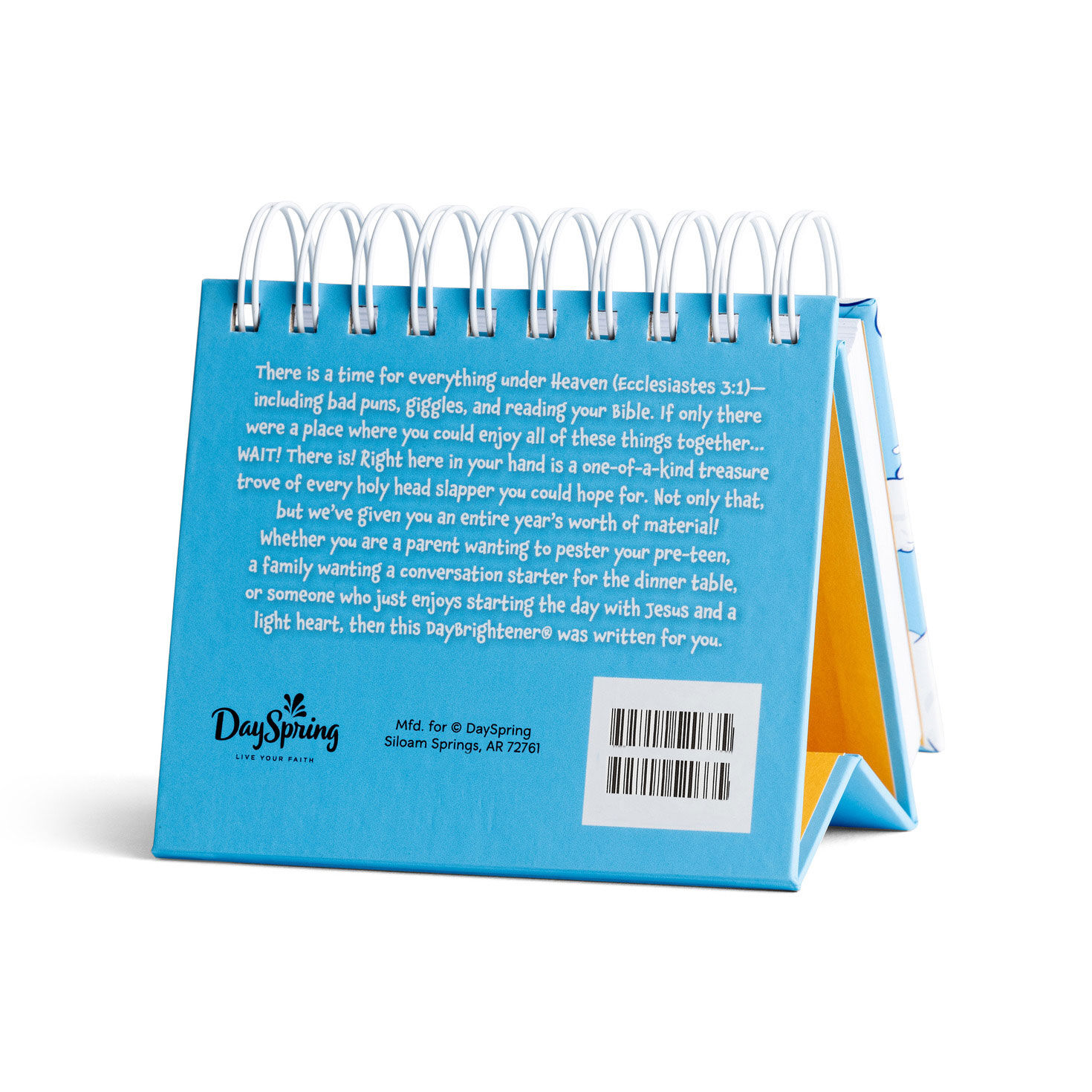 A Time to Laugh DaySpring Perpetual Calendar back image number 2