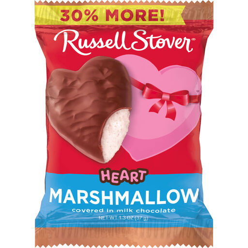 Russell Stover Milk Chocolate Marshmallow Heart, 1.3 oz., 