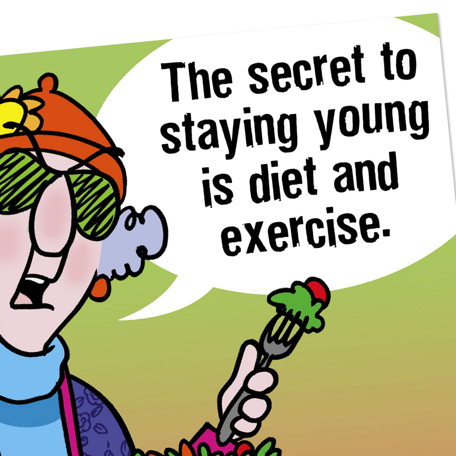 Floyd and Maxine Funny Birthday Card Card Front Detail image number 4