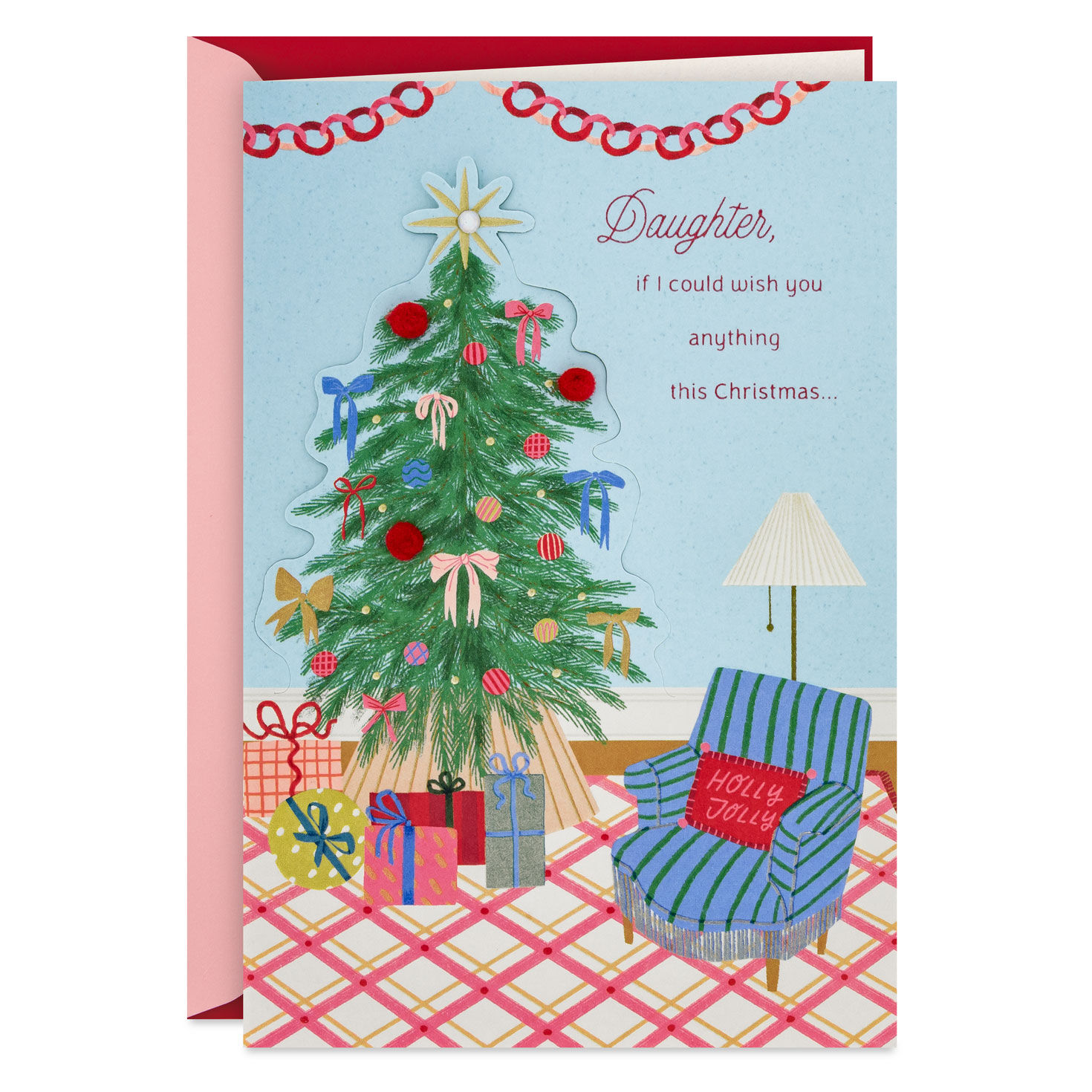 Proud of You Christmas Card for Daughter