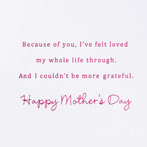 Because of You Mother's Day Card, , large image number 3