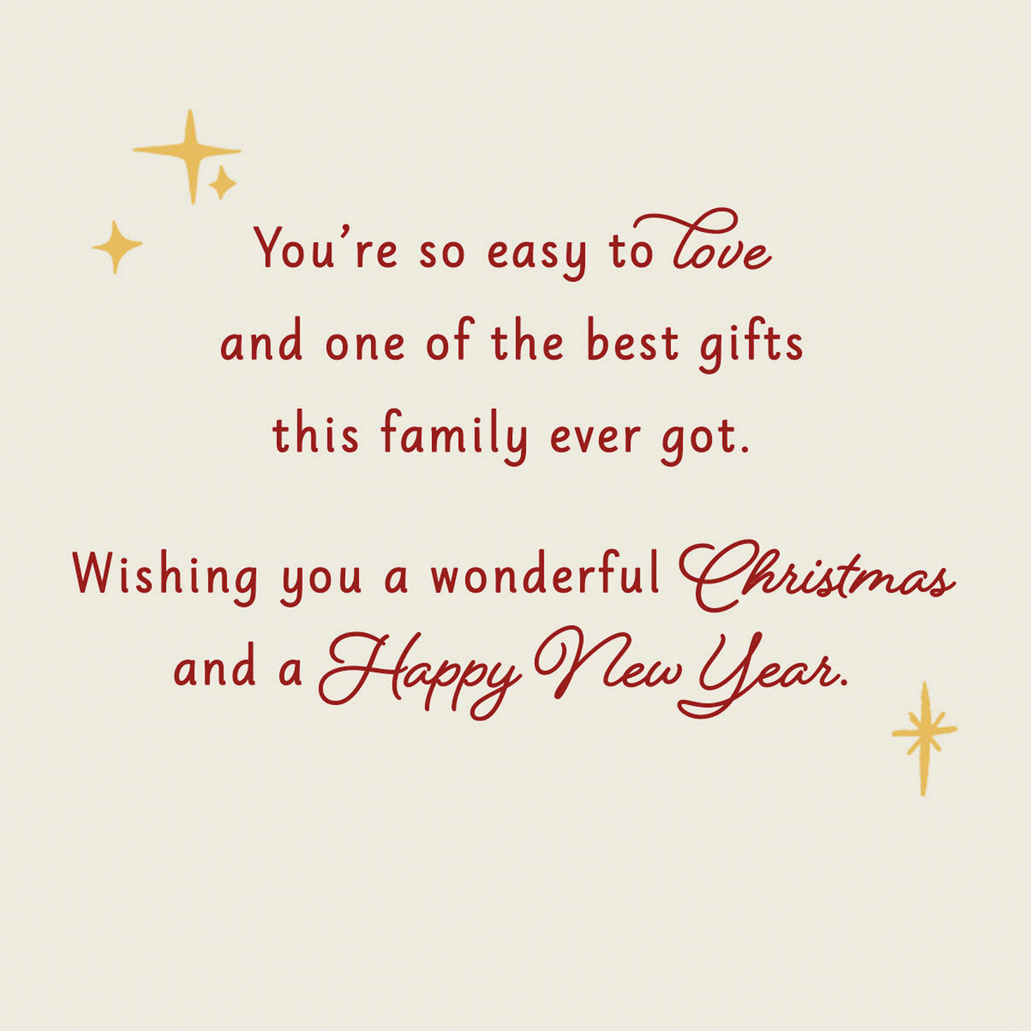 Bell Holiday Garland Niece Christmas Card Sentiment image number 2