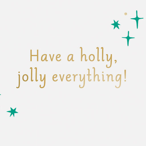 Holly, Jolly Money Holder Christmas Card, 