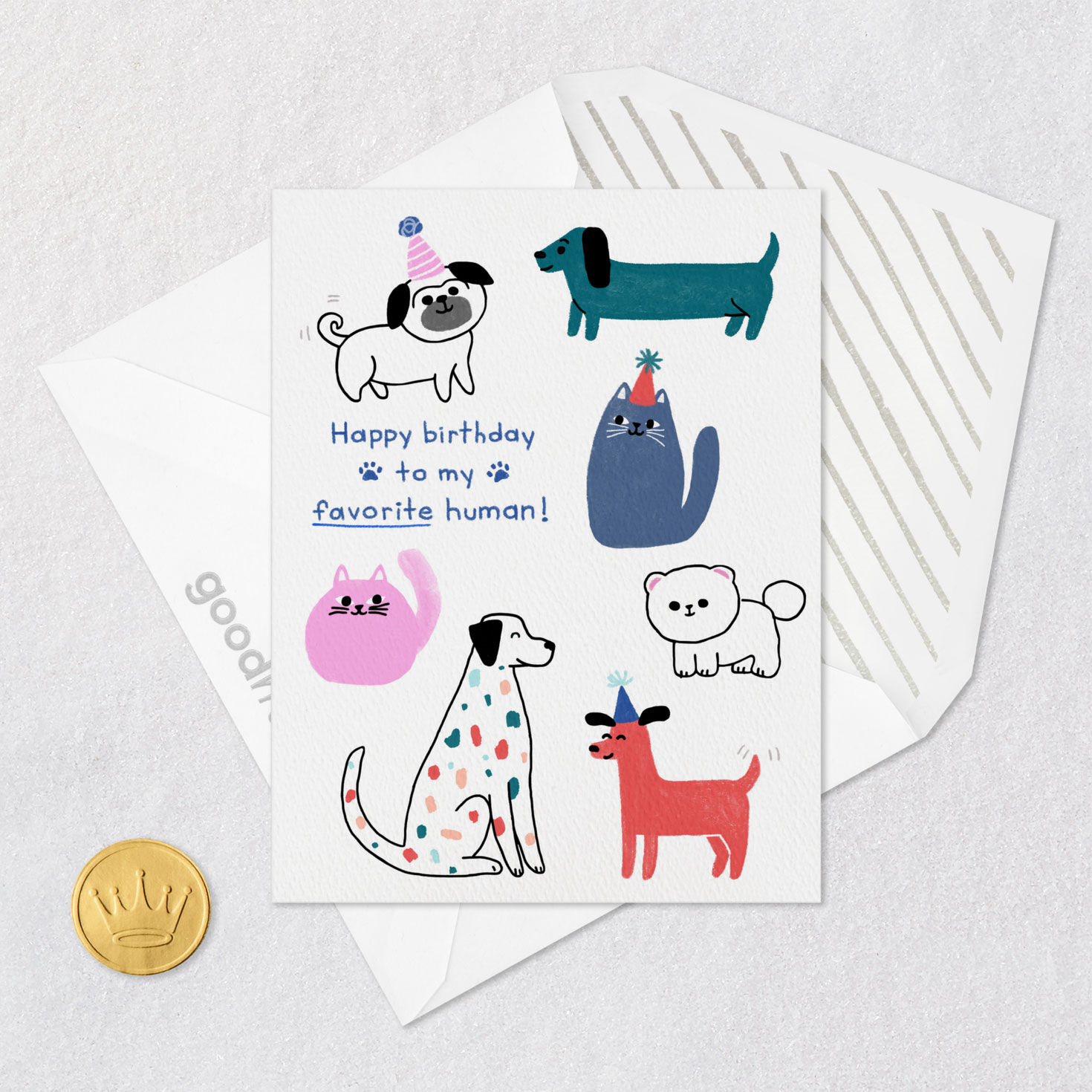 You're My Favorite Human Blank Birthday Card for only USD 3.99 | Hallmark
