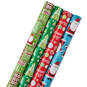 Christmas Cheer 4-Pack Reversible Wrapping Paper Assortment, 150 sq. ft., , large image number 1