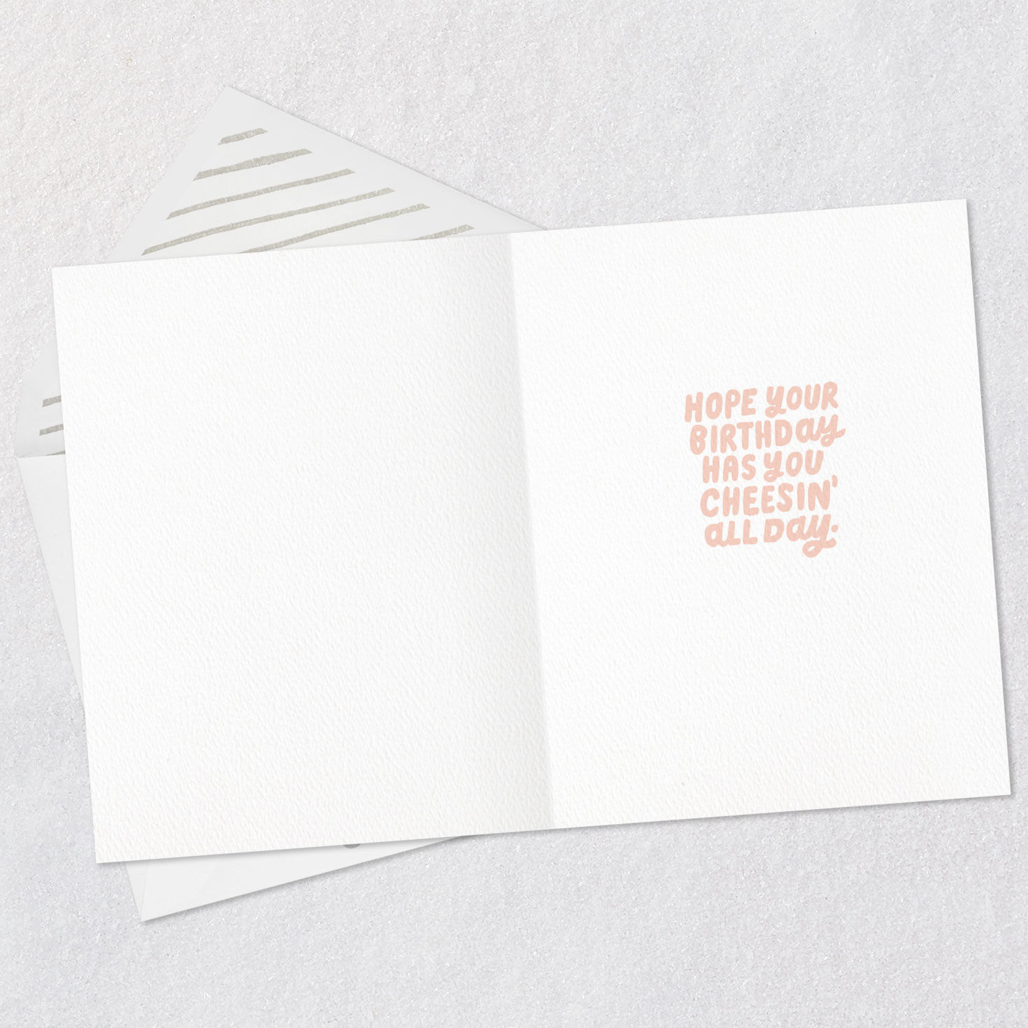 Cheesin' All Day Funny Birthday Card, , large image number 3