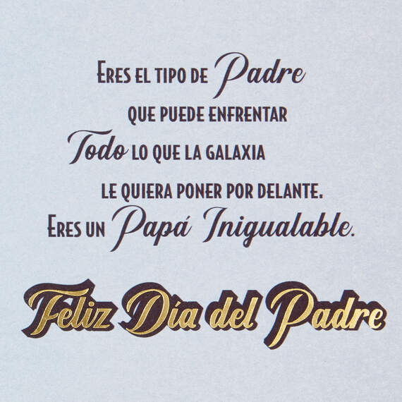 Star Wars™ Epic Adventure Spanish-Language Father's Day Card With Stickers, , large image number 2