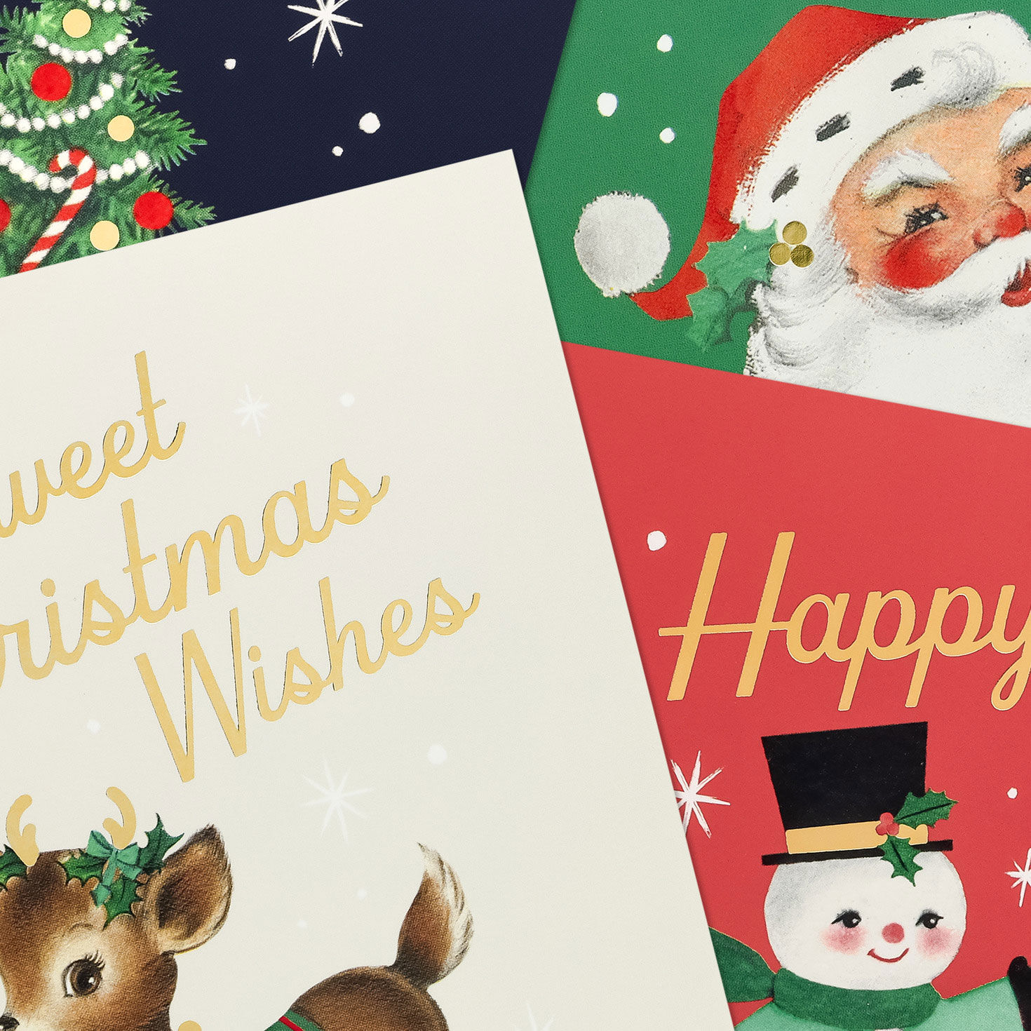 Retro Holidays Boxed Christmas Card Assortment Cover Detail image number 5