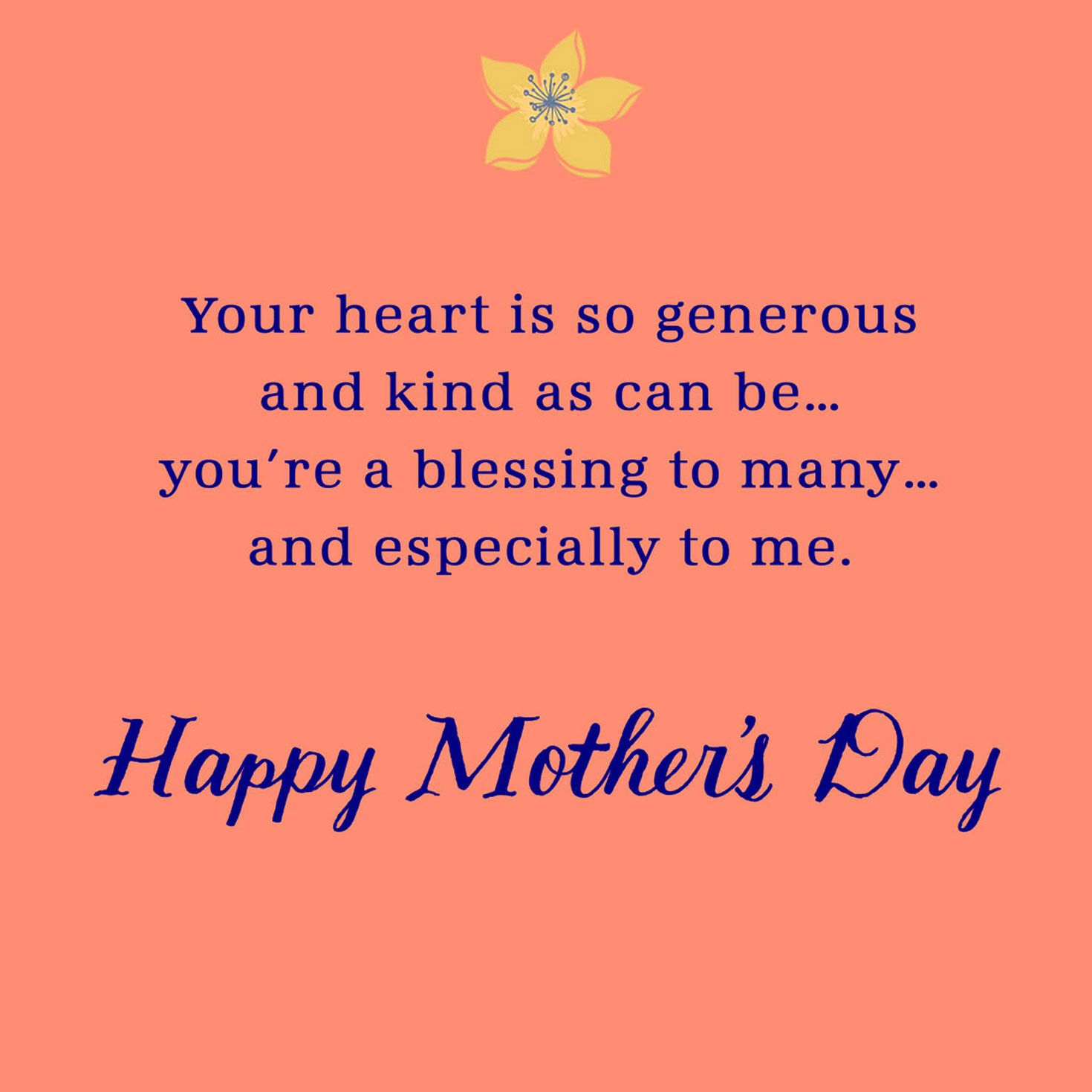Your Friendship Is a Blessing Mother's Day Card for Friend, , large image number 2