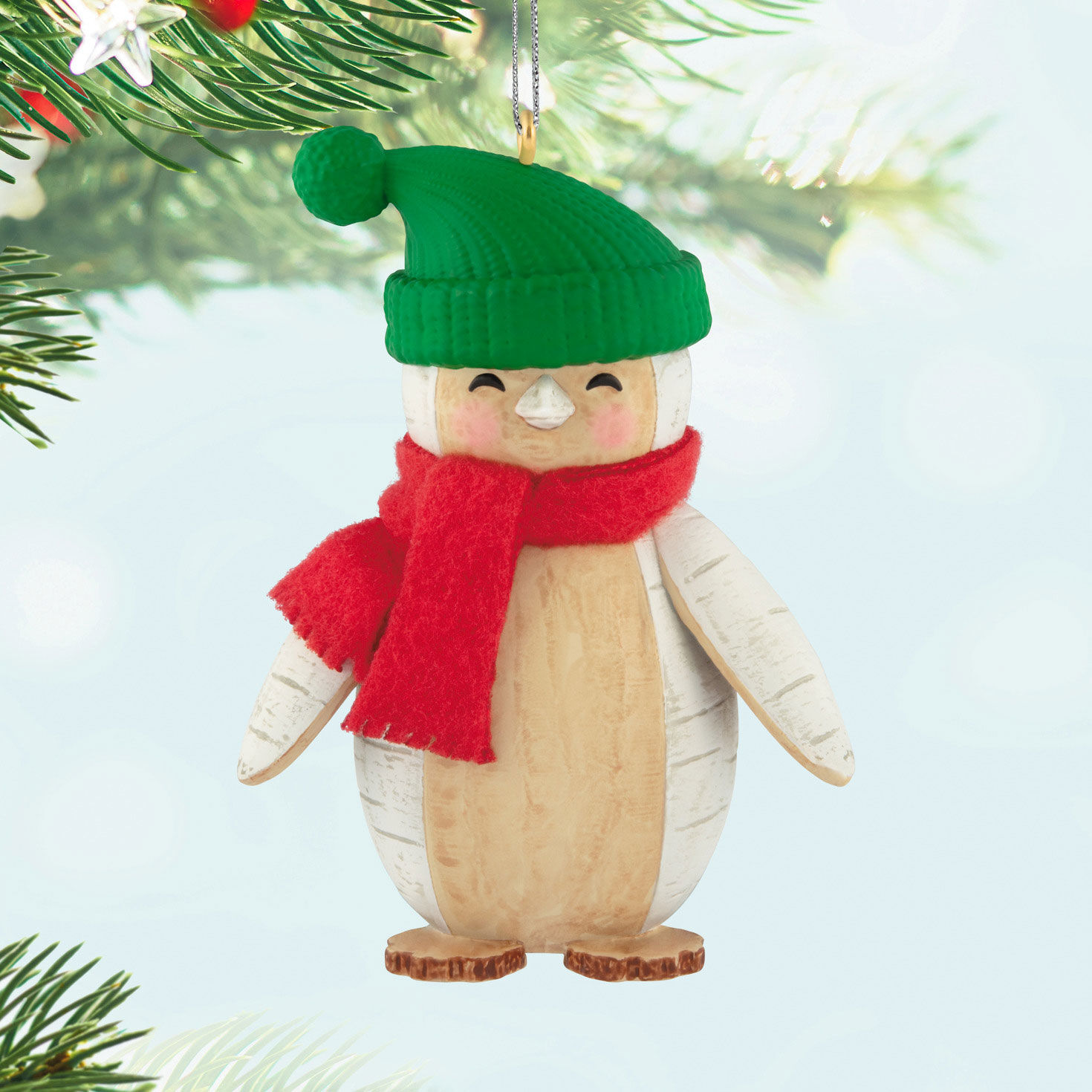 Birch Penguin Ornament for only USD 20.99 | Hallmark
