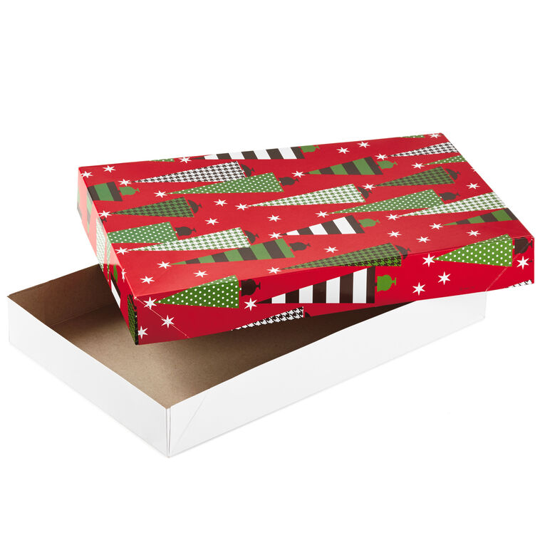 Assorted 12-Pack Designed Christmas Shirt Boxes  image number 3