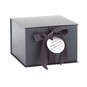Slate Gray Large Gift Box With Shredded Paper Filler, , large image number 4