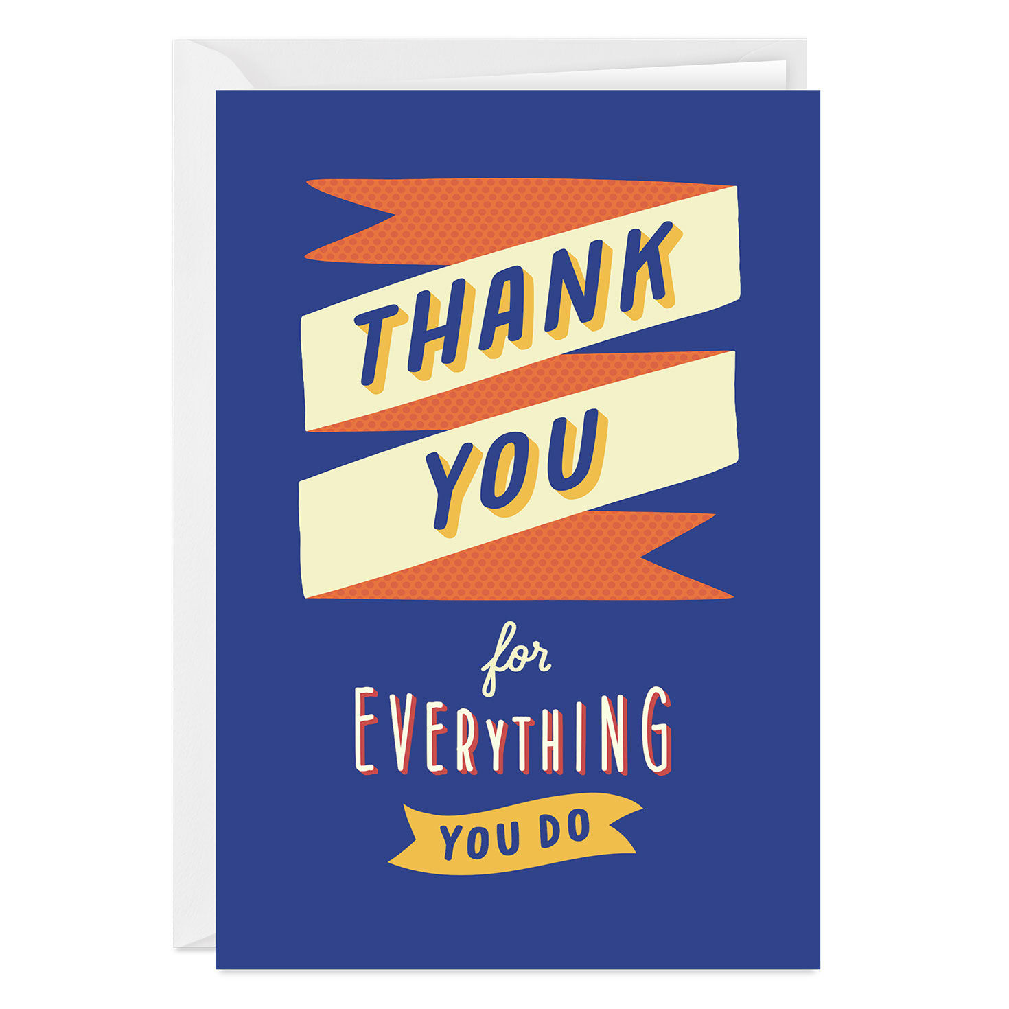 Your Hard Work and Support Is Noticed Custom Thank You Card