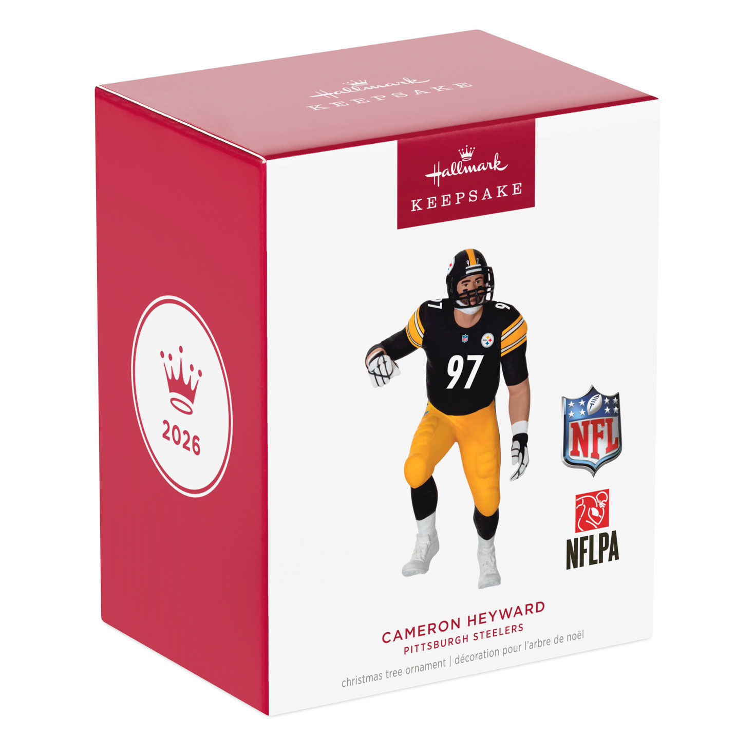 Steelers Cameron Heyward Keepsake Ornament Package Front image number 7