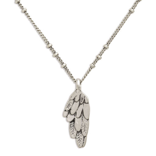Demdaco Guardian Angel Wing Pendant Necklace, 18", 