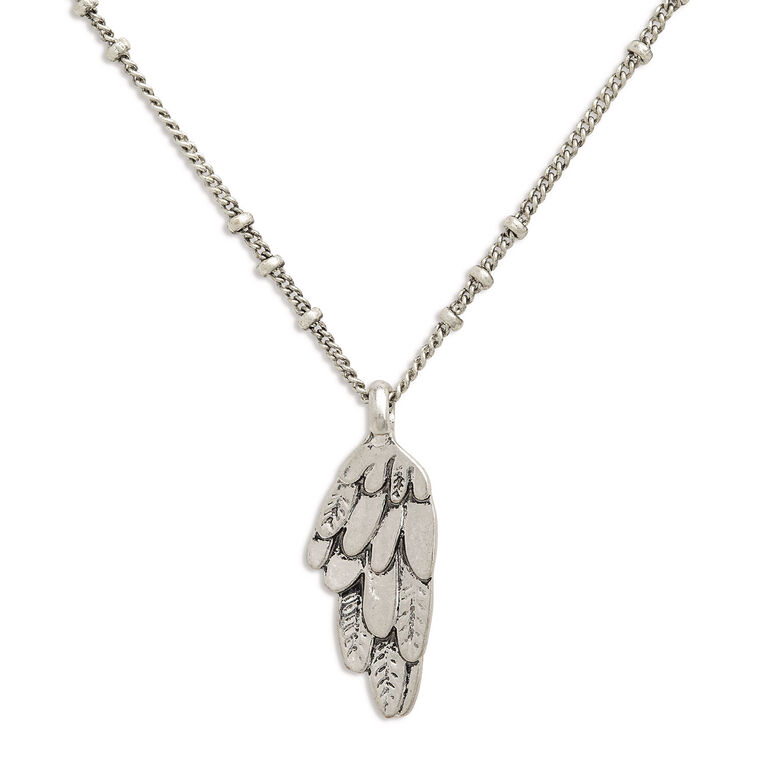 Demdaco Guardian Angel Wing Pendant Necklace, 18", , large image number 2