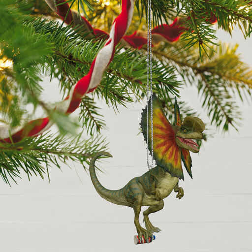 Jurassic Park 30th Anniversary Dilophosaurus Ornament, 