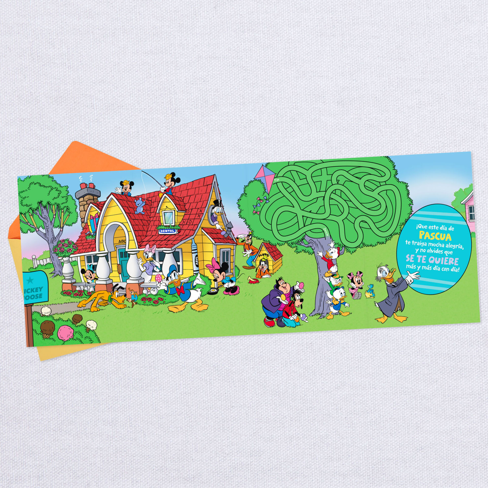 Disney Mickey Mouse Easter Card With Games Greeting Cards Hallmark