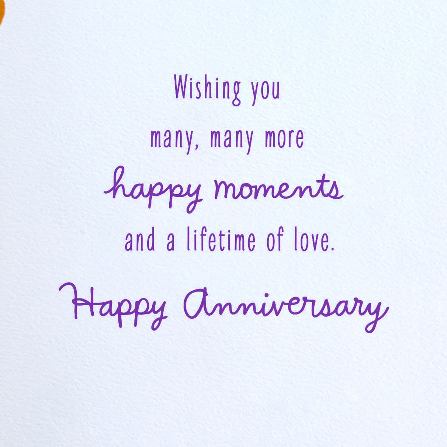 Pink, Yellow, Red and Orange Polka Dots Anniversary Card Sentiment image number 2
