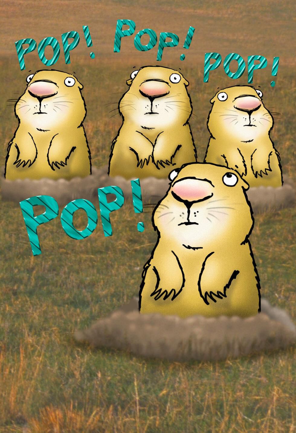 Prairie Dog Funny Father's Day Card