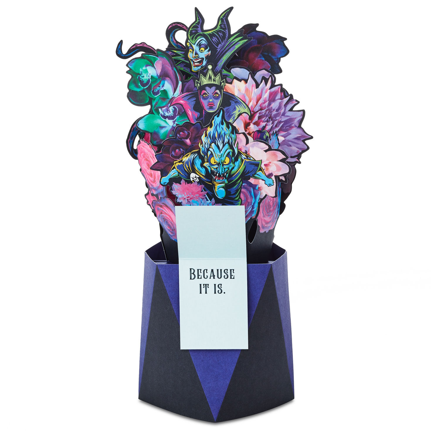 Disney Villains Floral Bouquet Pop-Up Card for only USD 8.99 | Hallmark